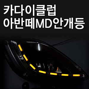 [ Elantra 2010~ ï¼ˆAvante MD) auto parts ] Fog lamp LED line module(chrome edition)  Made in Korea